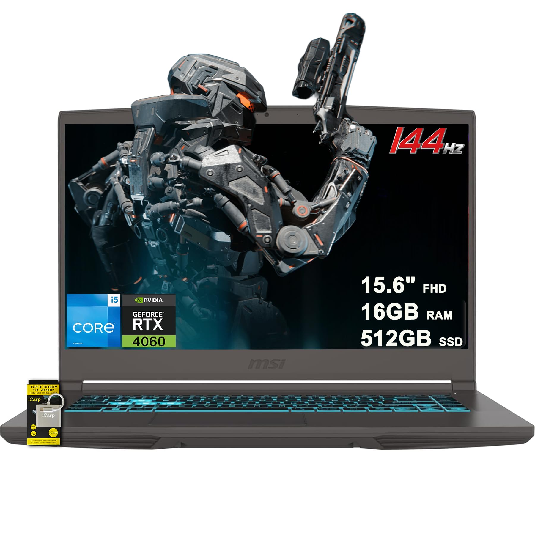 Amazon.com: MSI Thin 15 Gaming Laptop 15.6